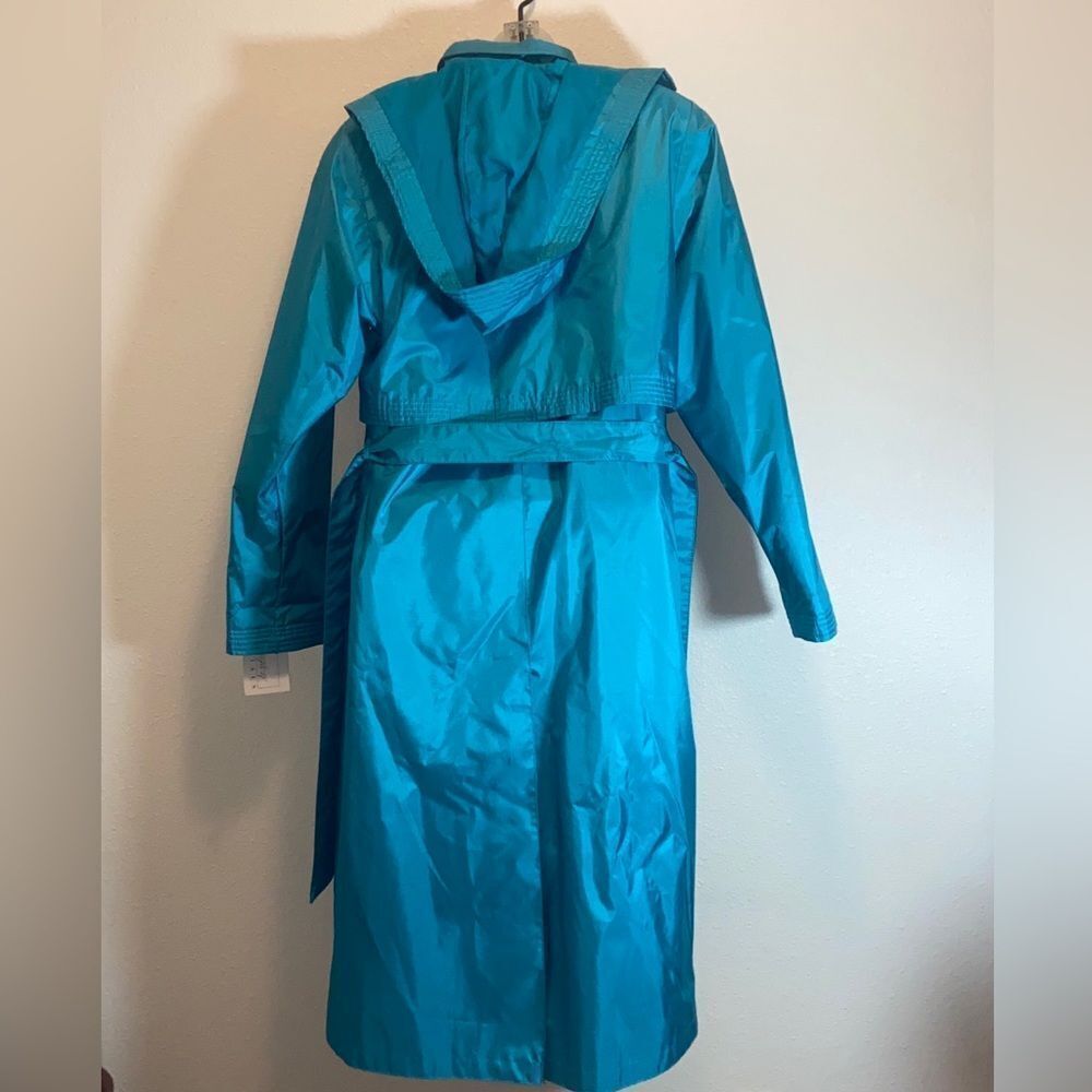 Worthington Essentials Vibrant Blue Turquoise Outerwear Jacket Size 8 - Picture 5 of 16